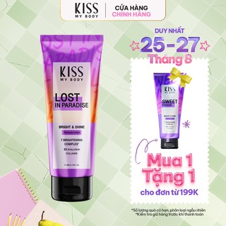 Sữa Dưỡng Trắng Da Toàn Thân Hương Nước Hoa KISS MY BODY Bright & Shine - Hương Lost In Paradise 226g (Bao bì mới)