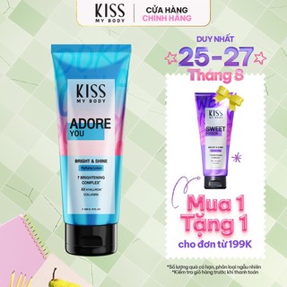 Sữa Dưỡng Trắng Da Toàn Thân Hương Nước Hoa KISS MY BODY Bright & Shine - Hương Adore You 226g