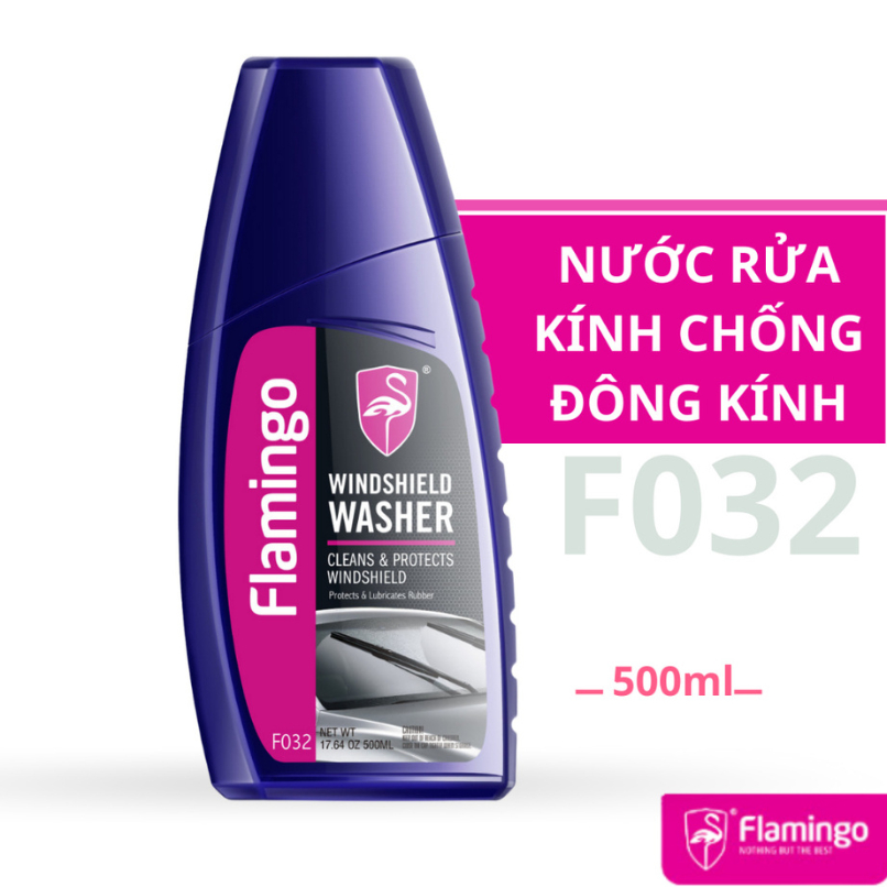Dung dịch rủa kính ô tô Flamingo F352, nước rửa kính, dụng dịch rửa kính, rửa kính ô tô,