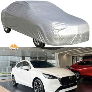 Bạt Phủ xe Ô Tô MAZDA 2 Sedan Vải Dù OXFORD Siêu Bền, Bạt Trùm Xe Hơi Chống Nắng Mưa Bảo Vệ Xe