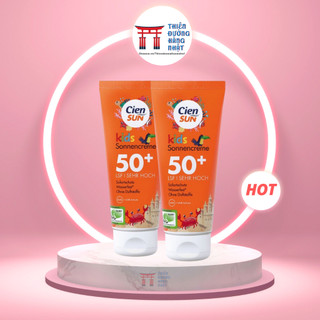 Kem chống nắng trẻ em CIEN SUN FOR KIDS SPF 50+ 100ml hàng Đức bảo vệ da bé, chống thấm nước hiệu quả