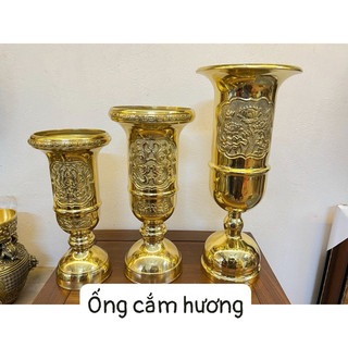 Ống cắm hương .Ống cắm nhang bằng đồng cao 25cm ,30cm,35cm. Ống đựng hương nhang.