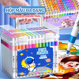  Bút màu acrylic GANA màu sắc tươi sáng đa dạng cao cấp vẽ lên mọi bề mặt cho bé thỏa sức sáng tạo 