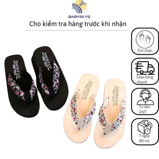 Dép Bé Gái, Dép Kẹp Bé Gái XMISTUO Cho Bé từ 2 - 7 Tuổi Đế Xốp Siêu Nhẹ Thời Trang