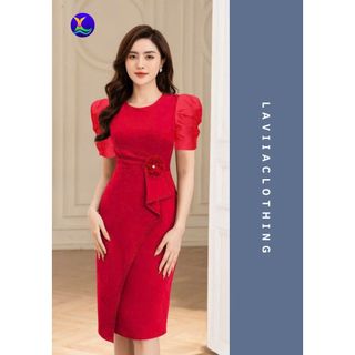 Đầm Ôm Body  Laviia Chất liệu Vải Mango Co Giãn Mềm Mại Thiết Kế Sang Trọng Thích Hợp Đi Dự Tiệc_LA20