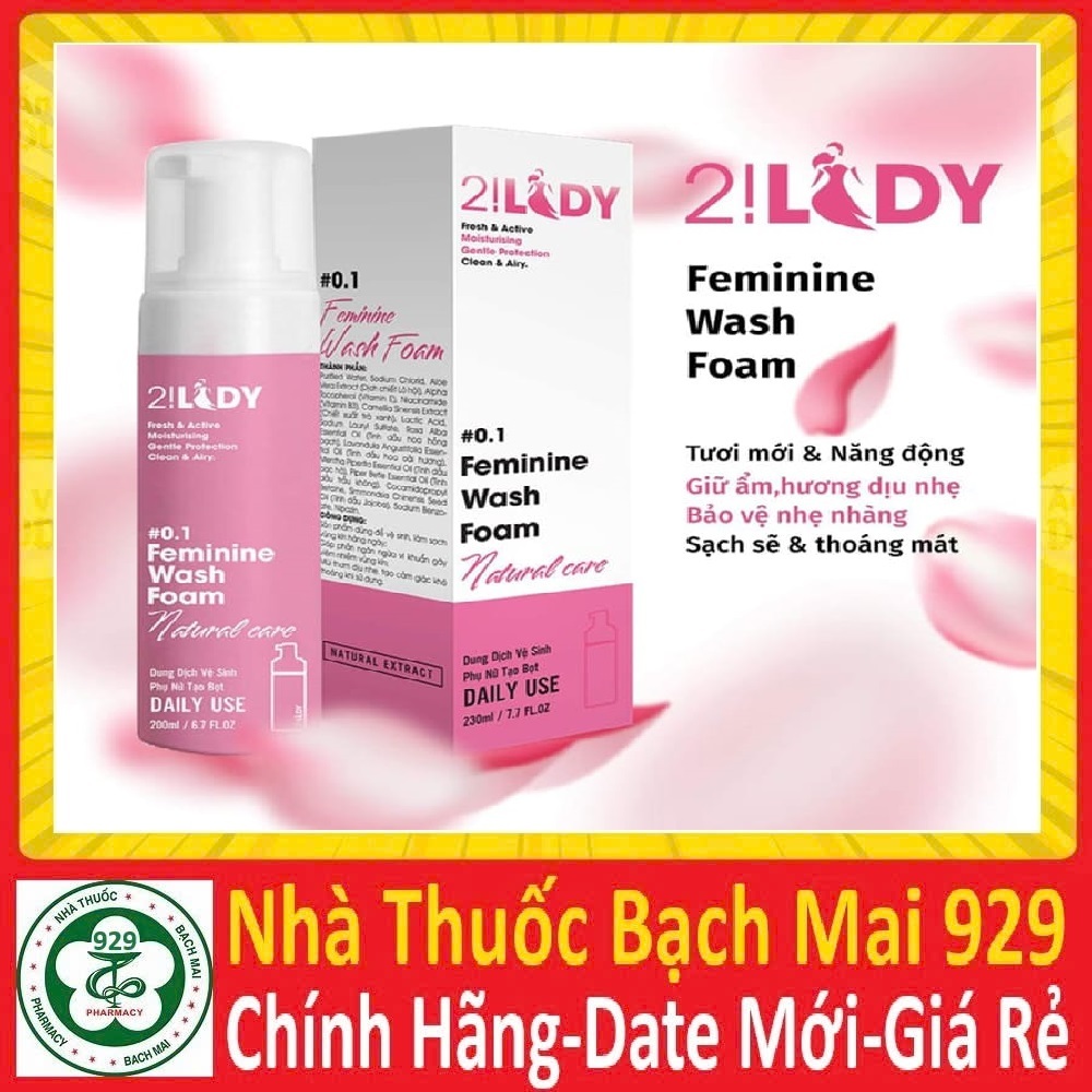 COMBO Phụ khoa 2LADY | Dung dịch vệ sinh tạo bọt + Xịt thơm [CHÍNH HÃNG MAGIC SKIN 2!LADY]