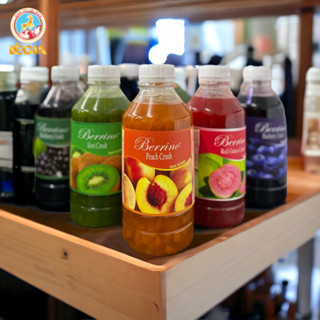 SINH TỐ BERINO ĐÀO, DÂU, VIỆT QUẤT, ỔI HỒNG, VẢI, THƠM...- MỨT TRÁI CÂY BERRINO CHAI 1 LÍT ĐỦ VỊ DATE MỚI - GIAO HỎA TỐC