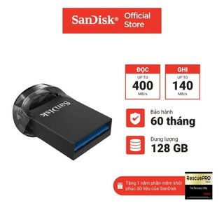Usb 3.2 sandisk ultra fit cz430 32gb - 64gb - 128gb