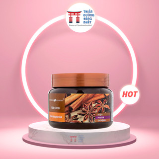  Tẩy da chết toàn thân Tẩy da chết body quế hồi Exclusive Cosmetic Scrub Nga 380g 