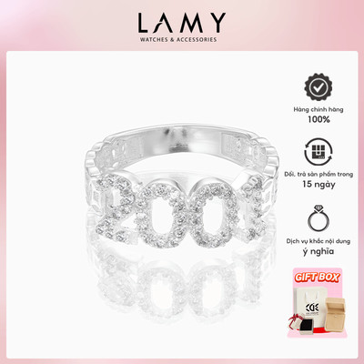 Nhẫn bạc LAMY Kim tiền 2001 Birth Year Ring Silver 8174 - Nhẫn bạc ta cao cấp