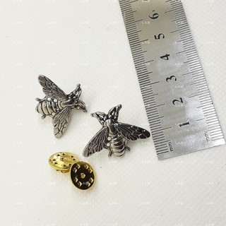 Pin cài áo Bee ong vàng (kèm đế) #0209