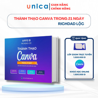 Sách Thành thạo Canva trong 21 ngày cùng Richdad Lộc