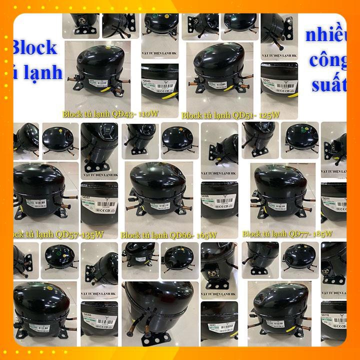 Block máy nén tủ lạnh ga R134a R600a [hàng MỚI] - Lốc tủ các công suất  - Lock TL mini 90L
