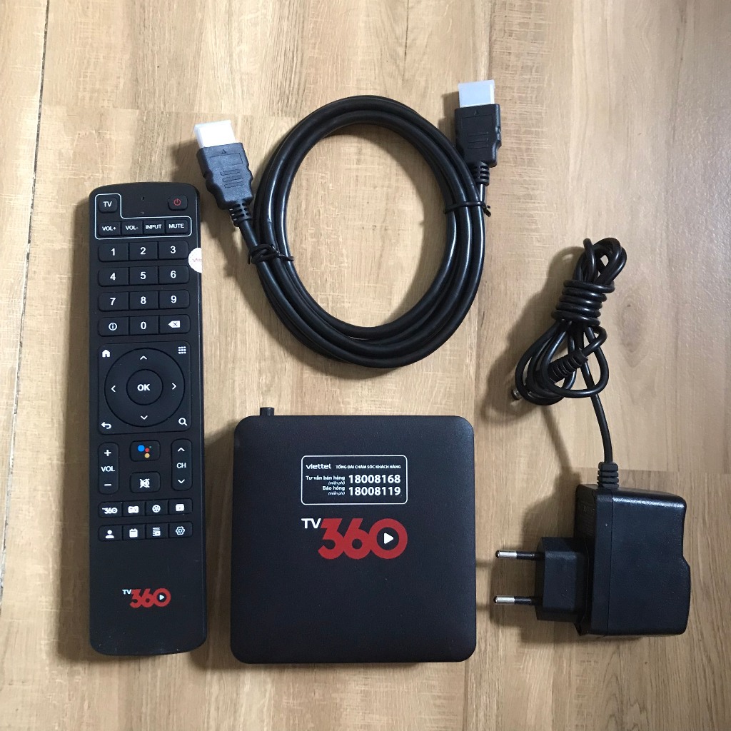 Android TiVi Box 4K Viettel TV360 DV9135  - Xem Truyền Hình bóng đá - Youtube qua App