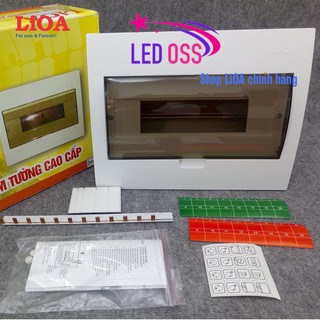 Tủ điện âm tường LiOA chứa 6 cầu dao đôi hoặc 12 cầu dao đơn
