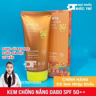 ⭐ Kem Chống Nắng Dabo White Sunblock cho da dầu, mụn, da nhạy cảm [Chính Hãng Hàn Quốc]