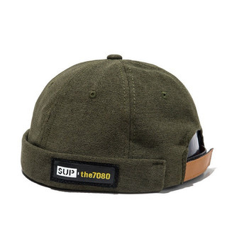 Mũ không vành bằng cotton phong cách hiphop có thể điều chỉnh