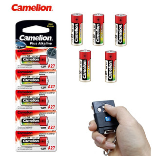 Vỉ 5 viên Pin điều khiển cửa cuốn Camelion 12V A27 A23 chính hãng