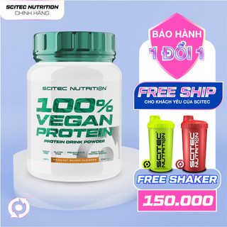 Protein thuần chay vegan protein lọ 1000g scitec nutrition