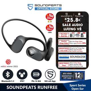 Tai nghe Bluetooth Open Ear SoundPEATS RunFree Driver 16.2mm Bluetooth 5.3