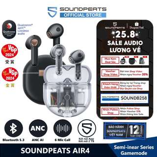 Tai nghe true wireless soundpeats air4 bluetooth 5.3