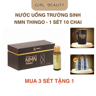 Nước uống Trường Sinh NMN Thingo, tái sinh tế bào, đẹp da, Nicotinamide từ Nhật Bản