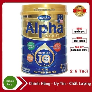 Sữa Dielac Alpha IQ Gold 4 Sữa Non (850g)