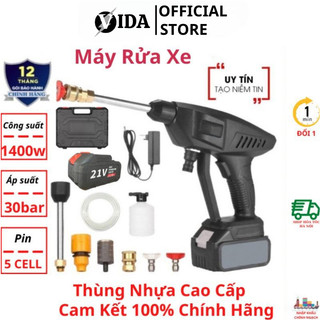 Máy rửa xe mini, máy xịt rửa sân vườn, máy xịt rửa cao áp có tạo bọt tặng kèm bình tạo bọt bảo hành 12th sp41232980