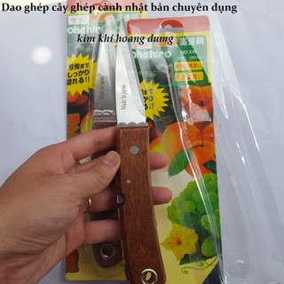 Dao ghép cây ghép cành cán gỗ chuyên dụng nhật bản chính hiệu