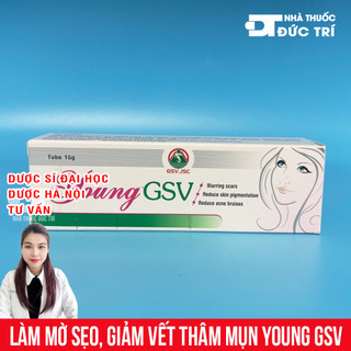[CHÍNH HÃNG CÔNG TY] Young GSV - Làm mờ sẹo, giảm vết thâm mụn 15g