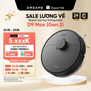 Robot Hút Bụi Lau Nhà Thông Minh Dreame D9 Max Gen 2 - Lực Hút 6000Pa - Bản Quốc Tế