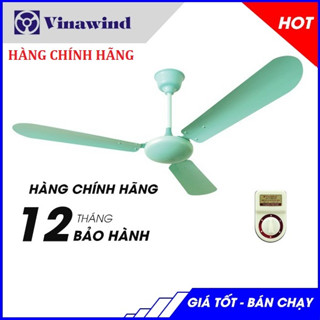 Quạt Trần Cánh Sắt Điện Cơ Thống Nhất Vinawind QT1400-S Sải cánh 1400mm