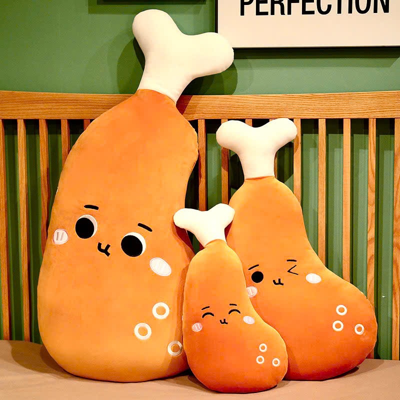 GẤU BÔNG ĐÙI GÀ THÚ NHỒI BÔNG ĐÙI GÀ GỐI ÔM ĐÙI GÀ