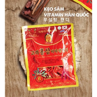 Kẹo sâm đỏ Hàn quốc 200g tốt cho sức khỏe