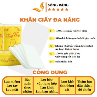 Combo 20 gói giấy ăn Sóng Vàng