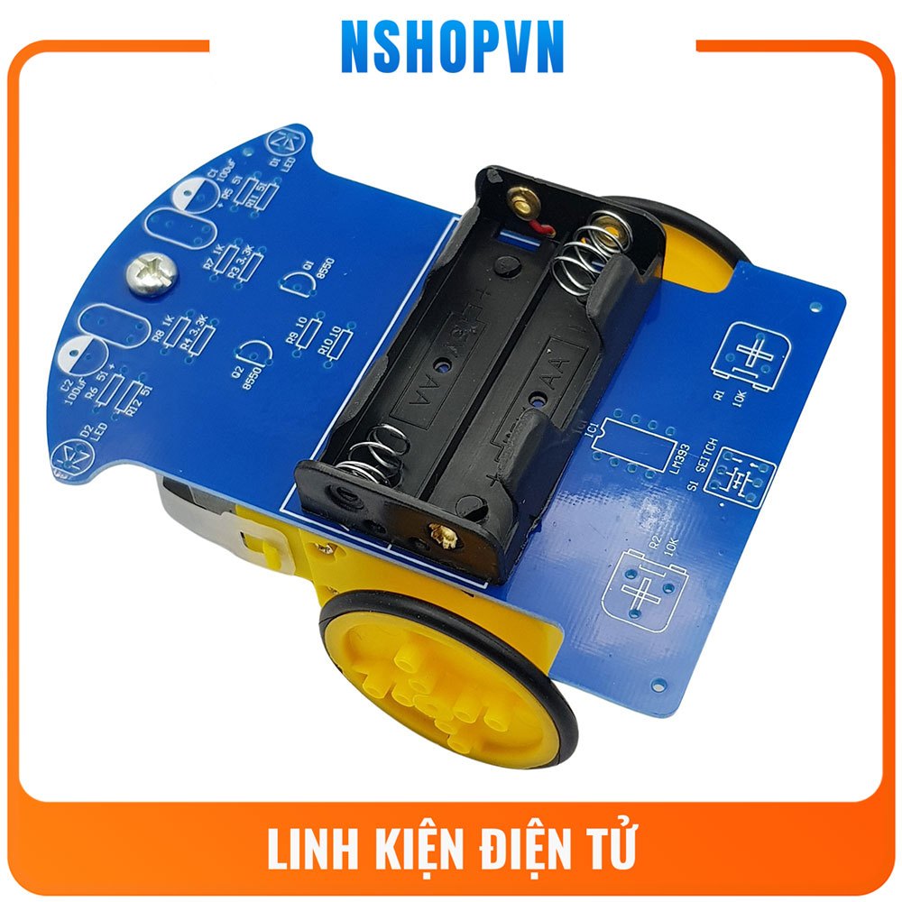 Kit Xe Robot Dò Đường Hàn Linh Kiện