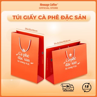 Túi quà tết 2024, túi xách giấy loại tốt dành cho hộp quà tặng tết  từ Message Coffee