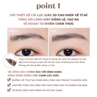 Chì Kẻ Mày ETUDE Bare Edge Slim Brow 5 màu