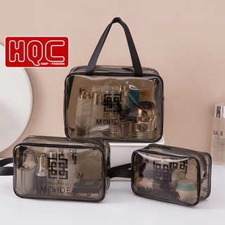 Túi Đựng Đồ Trang Điểm - Sét 3 Túi Trong Suốt Đựng Đồ Mỹ Phẩm Đi Du Lịch Thời Trang HQC-031
