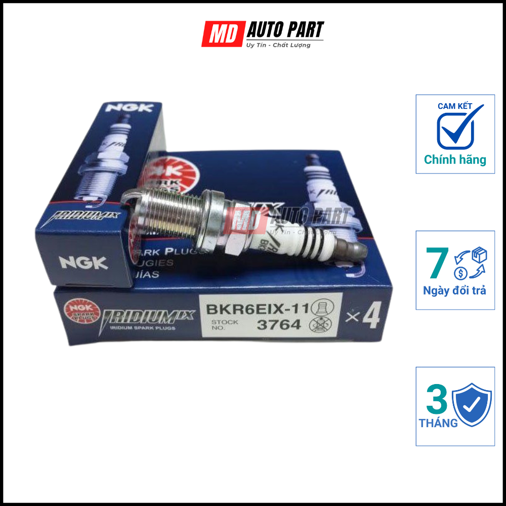 [Chính hãng] Bugi NGK IRIDIUM IX - Vios, camry, BKR6EIX-11