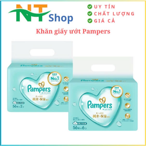Khăn Giấy Ướt Pampers Nhật Bản