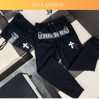 Quần Jogger nam. Quần dài nam Nữ chom Hình Thêu Sắc nét Chất Vải Poly Cotton Cao Cấp Dày dặn hdshop