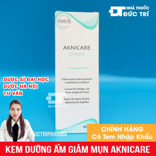 Kem giữ ẩm hỗ trợ giảm mụn Aknicare Cream