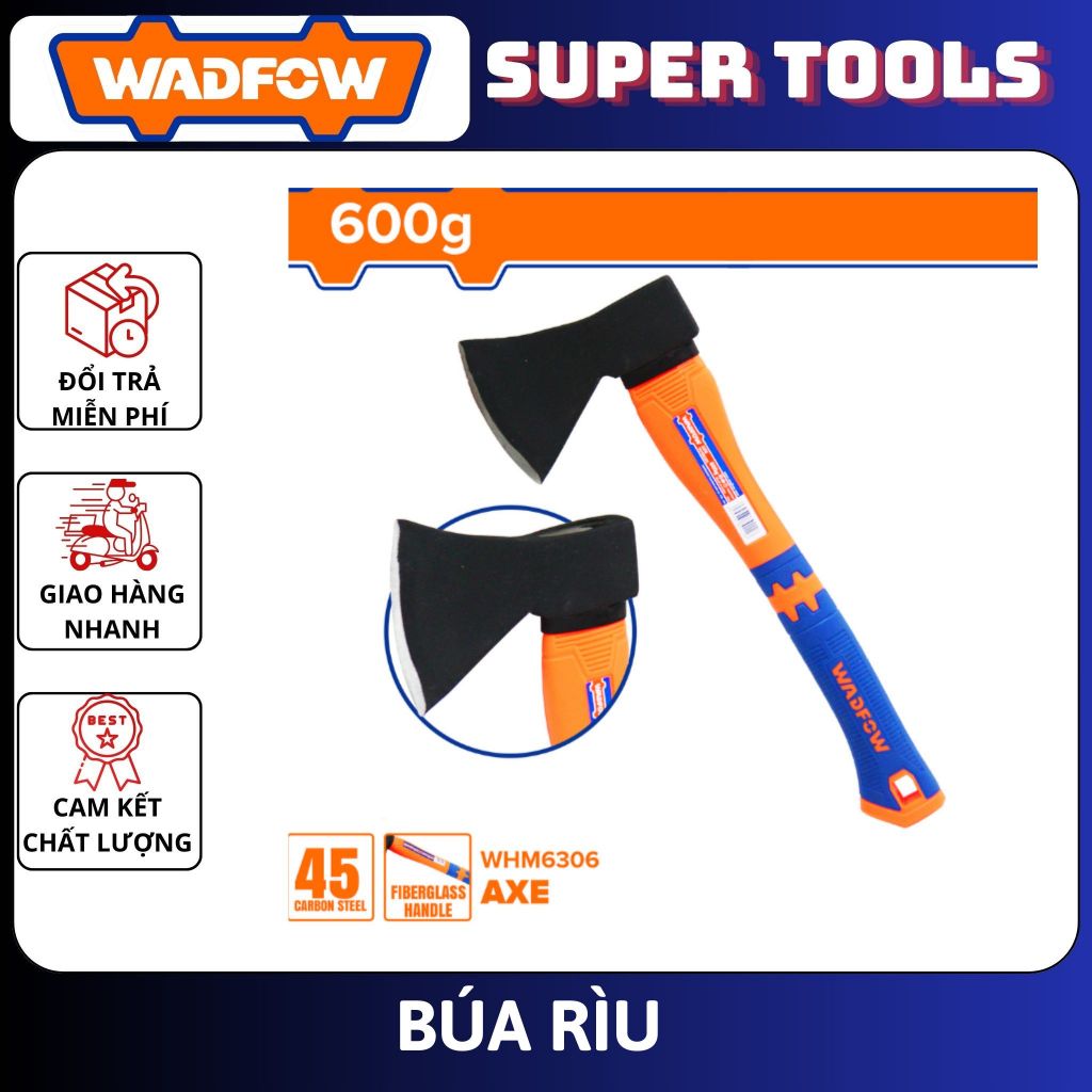 ĐỒ NGHỀ WADFOW  Búa rìu 600G - 800G WHM6306 , WHM6308