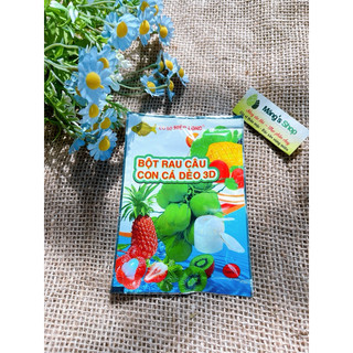 Bột rau câu con cá dẻo hàng chuẩn gói 12g