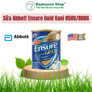 Combo 2 lon sữa bột abbott ensure gold vani 850g