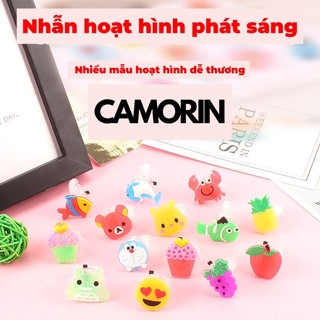 Nhẫn Phát Sáng Hoạt Hình Có Đèn Led, Đồ Chơi Trẻ Em Làm Quà Tặng Trung Thu, Giáng Sinh, Khen Thưởng Học Tập