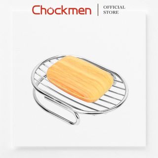 Khay đựng mút rửa chén chockmen inox cao cấp giá để giẻ rửa chén hộp đựng xà bông kệ đựng đa năng nhà bếp
