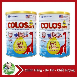 Combo 2 Lon Sữa ColosCare 1+ 800g 1200igG [800g]