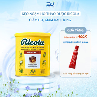 |DATE MỚI NHẤT 2026| Kẹo Ngậm Ho Thảo Mộc Ricola Original Herb Hộp 250gr Hỗ Trợ Giảm Ho, Đau Họng Nhập Khẩu Hà Lan